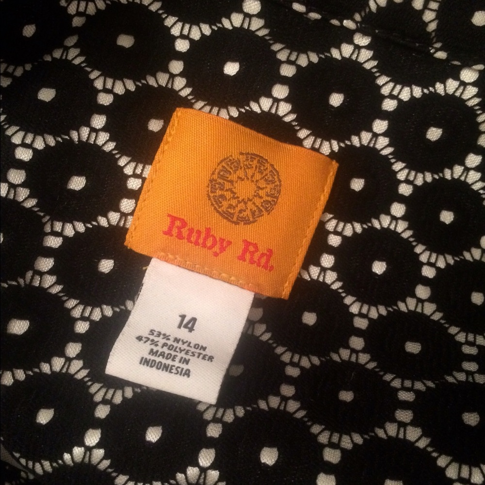 Ruby Rd. Black And White Jacket - image 3